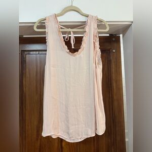 LC Lauren Conrad Pink Sleeveless Top